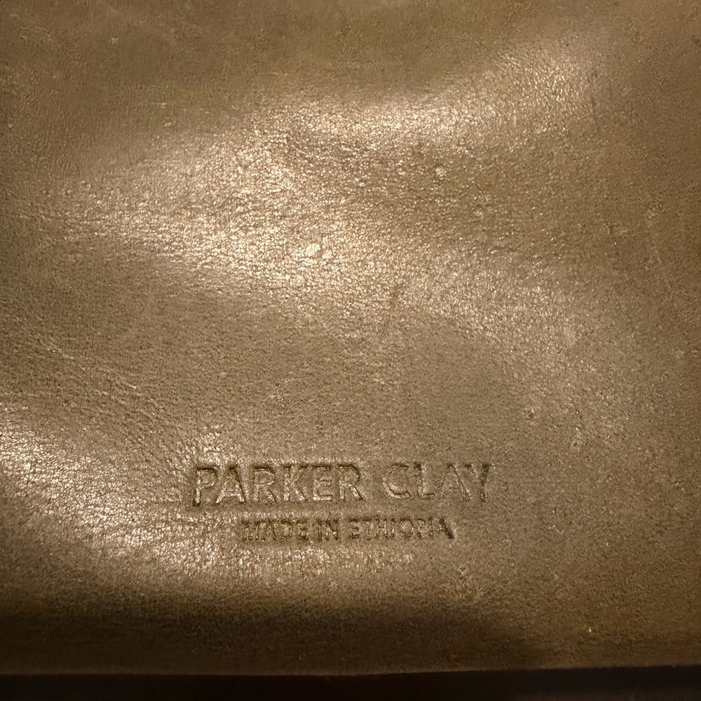 Parker Clay Olive Leather Backpack Purse - Miramar Mini Backpack - Picture 8 of 8